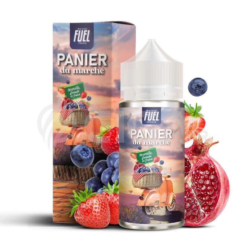 Myrtille Grenade et Fraise 100ml - Panier du marché