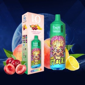 Cherry Peach Lemonade 9000 puffs - Tornado by RandM