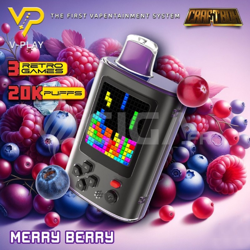 V-Play Merry Berry 20000 puffs - CraftBox