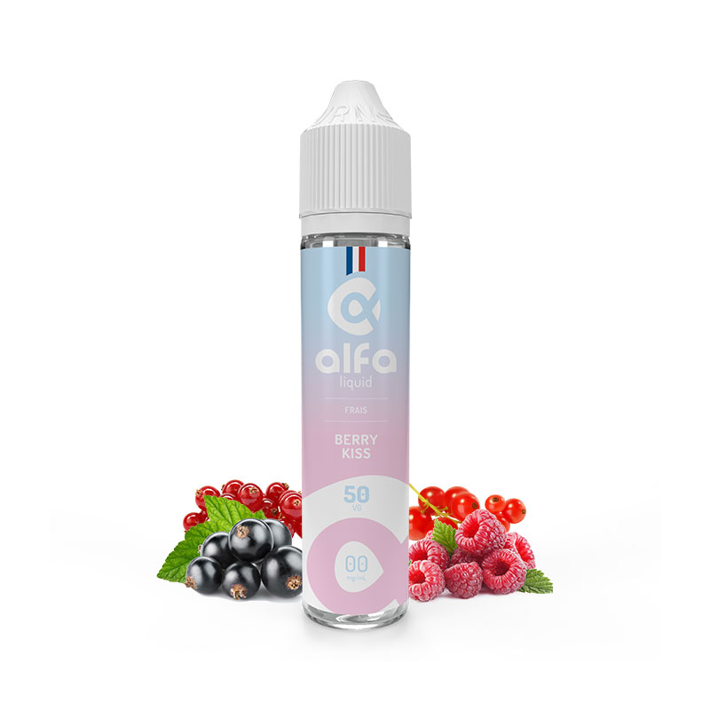 Photo du eliquide Berry Kiss 50 ml de la marque française Alfaliquid.
