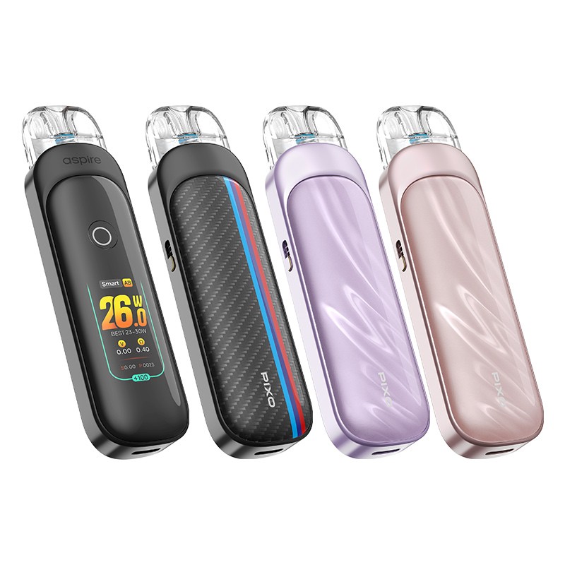 Photo des coloris du kit pod Pixo Aspire