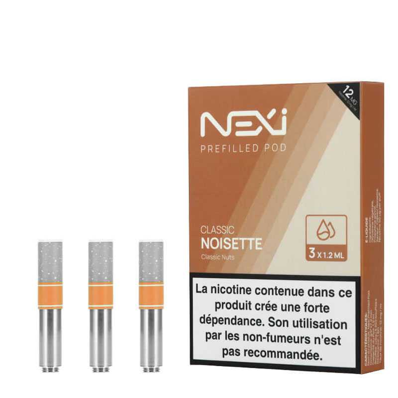 Pack de 3 cartouches Classic Noisette Nexi One - Aspire