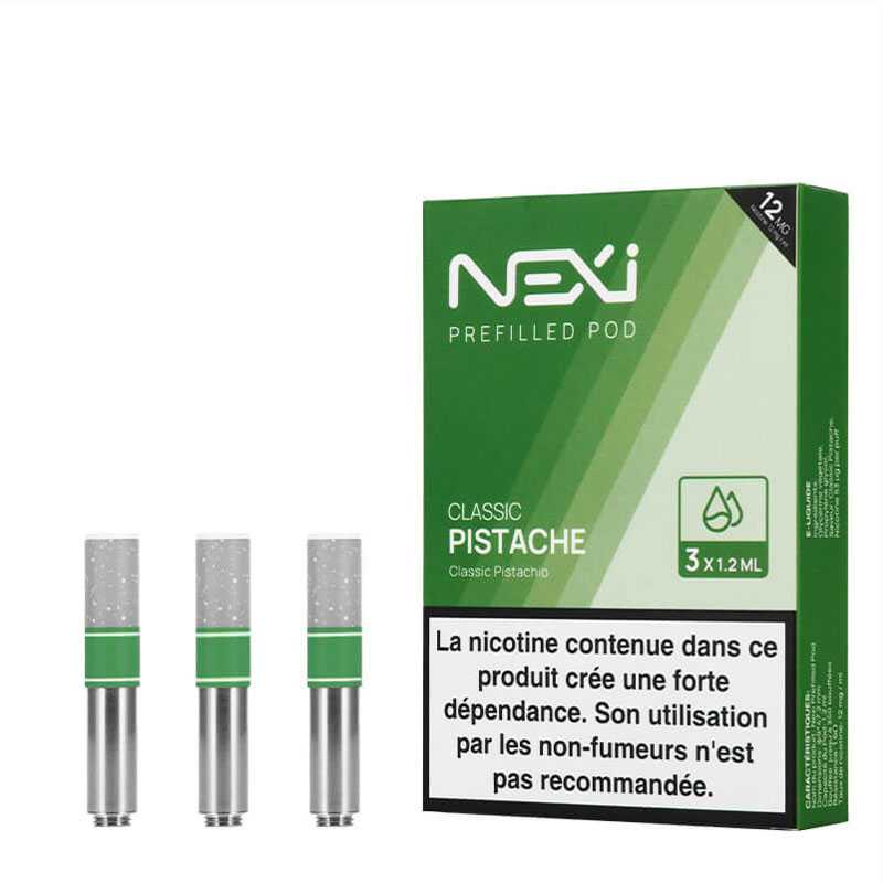 Pack de 3 cartouches Classic Pistache Nexi One - Aspire