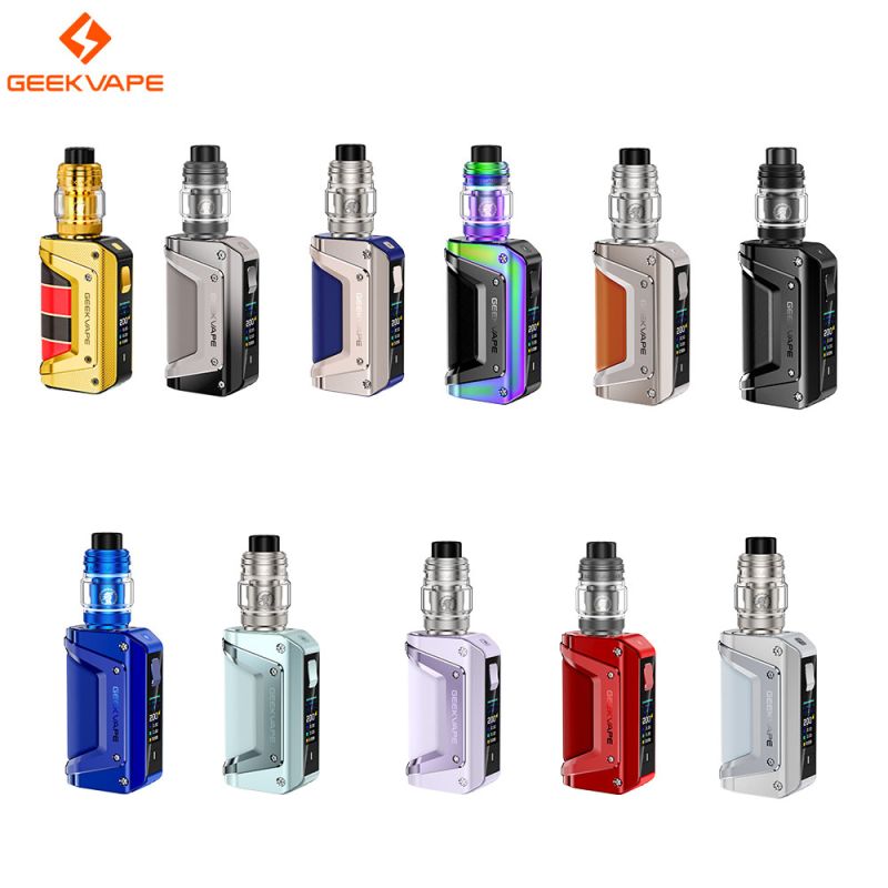 Photo des déclinaisons de coloris du kit Aegis Legend 3 de GeekVape