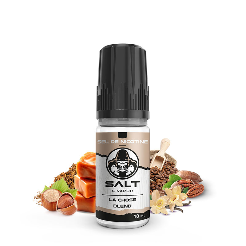 Photo du La Chose Blend 10 ml Salt E-Vapor : eliquide en sels de nicotine pour le vapotage de la marque française Le French Liquide.