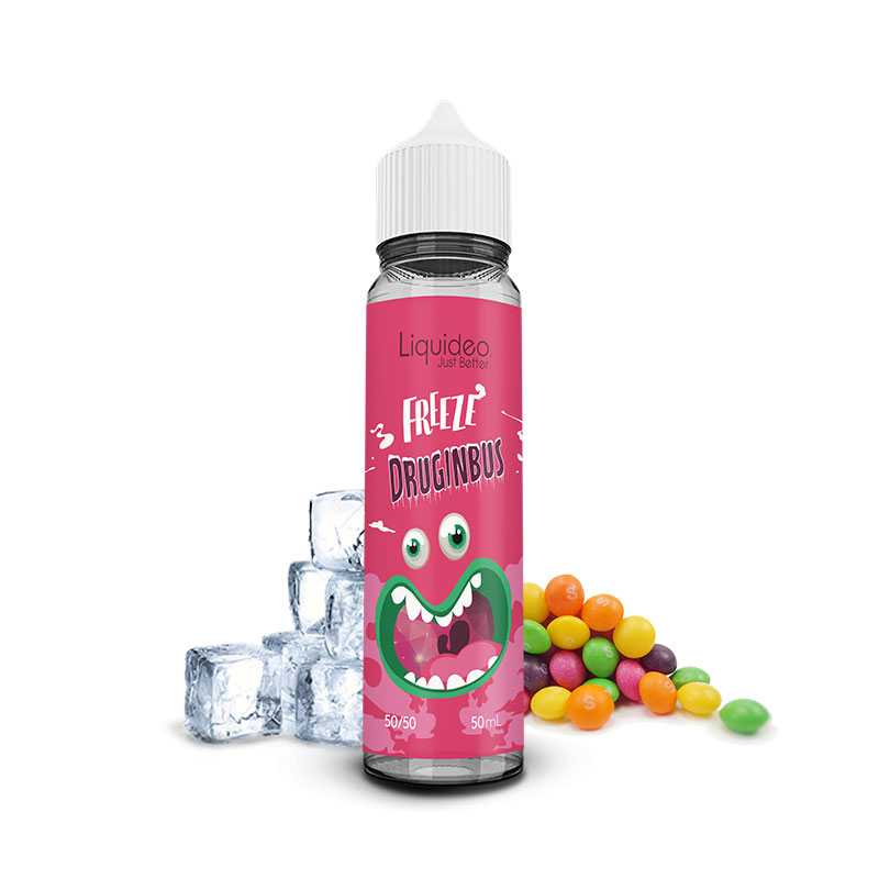 Photo du eliquide Freeze Druginbus 50 ml de la marque française : Liquideo.