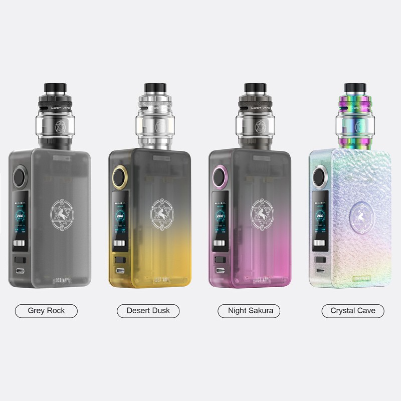 Présentation des coloris du Kit Centaurus N200 de Lost Vape