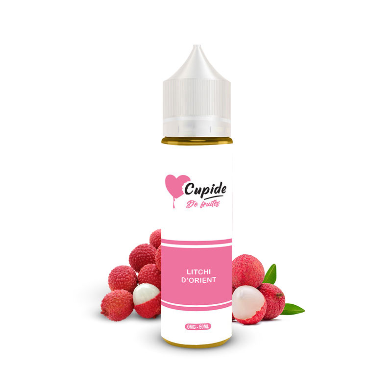 Eliquide Litchi d'Orient 50ml de la gamme Cupide par la marque française Maison Fuel.