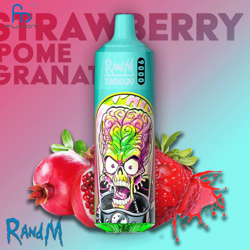 Strawberry Pomp 9000 Puffs - Tornado by RandM