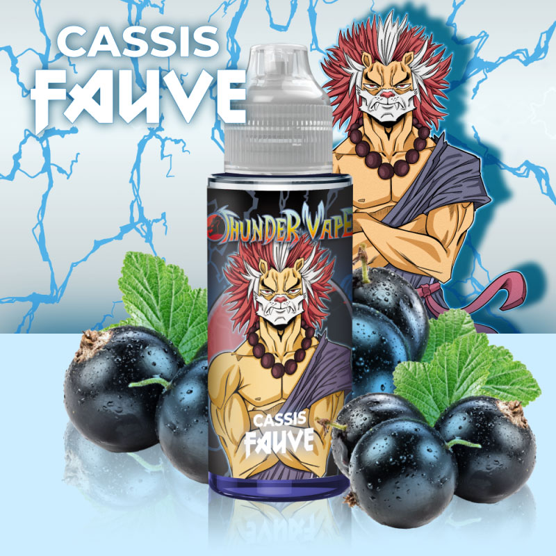 Photo du eliquide Fauve 100ml de la gamme Thunder Vape par Guilab de Tjuice.