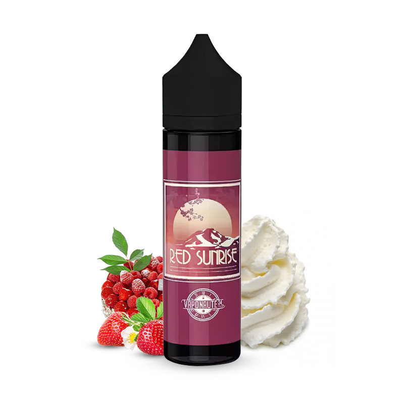 Photo du eliquide Red Sunrise 50ml de la marque française Vaponaute et de la gamme Vaponaute 24.