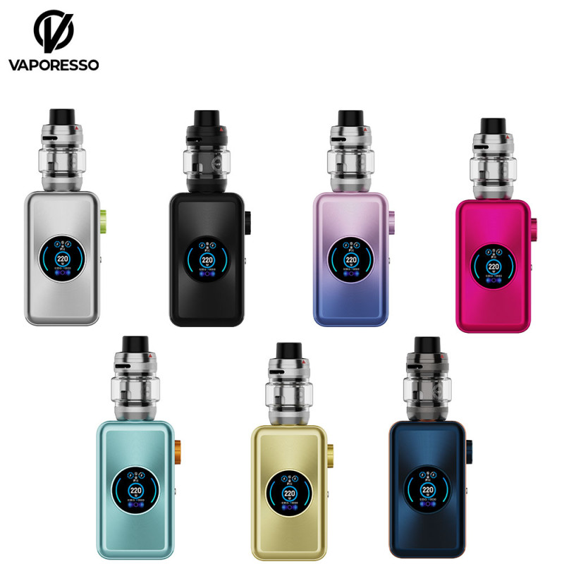 Photo des déclinaisons de coloris de la box Gen Max de Vaporesso