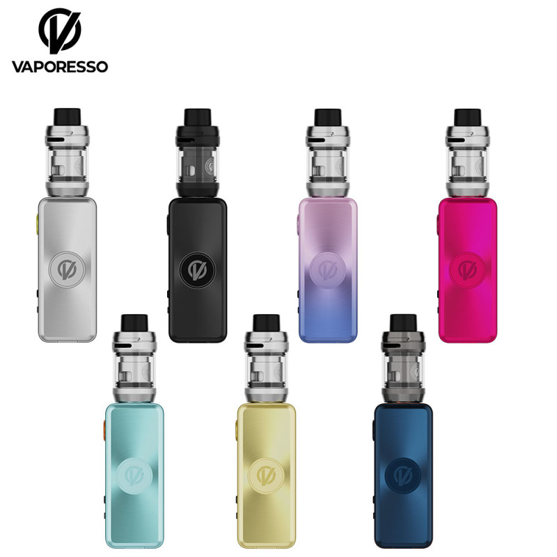 Présentation des coloris du kit Gen SE de Vaporesso.