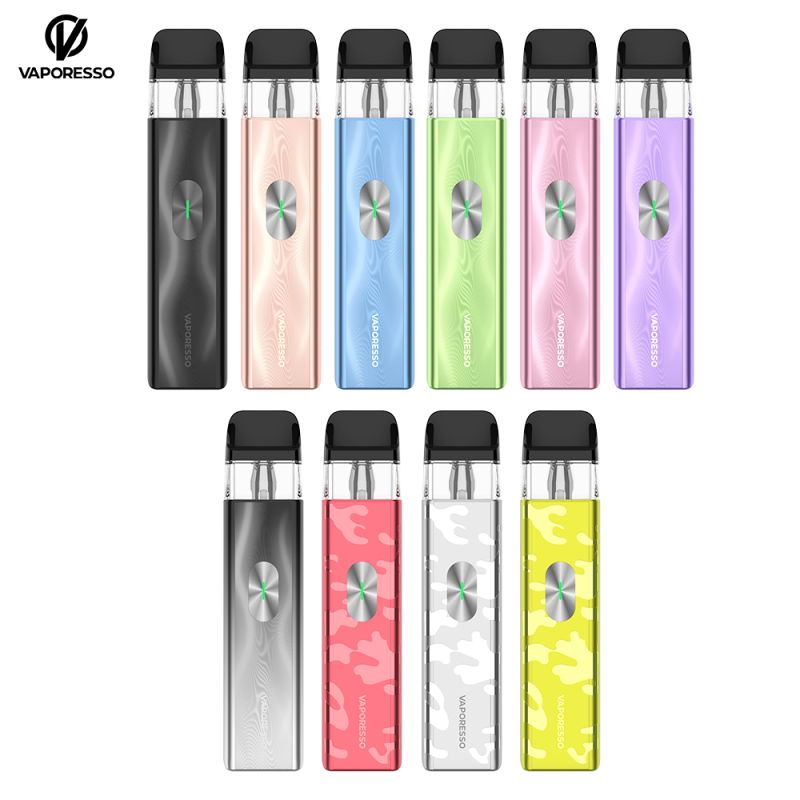 Bannière du kit Cigarette Électronique Xros 4 Mini de la marque Vaporesso.