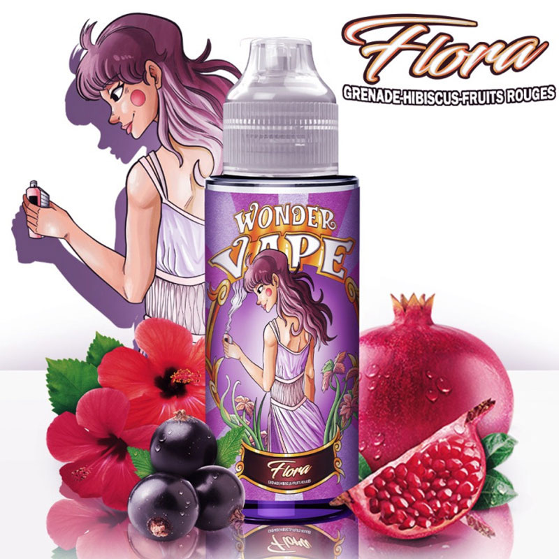 Photo du eliquide Flora 100ml de la marque Wonder Vape.