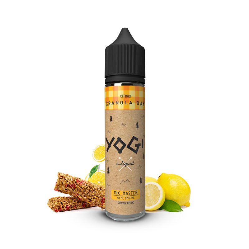 E-liquide Citrus Granola Bar 50 ml de la marque américaine Yogi